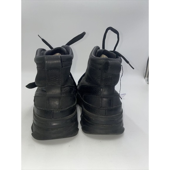 Polo Ralph Lauren Men’s Heworth Black Leather Boots‎ Size 14 D Combat Boots main image 8